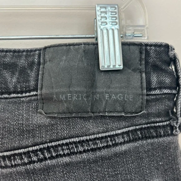 Black American Eagle 🦅 Airflex Jeans 👖 Size 31x32 - Picture 8 of 12